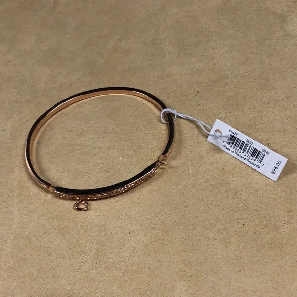 Coach Signature Pave Bar Bangle - Picture 5 of 9